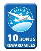 Get 10 Bonus Air Miles Tile Image