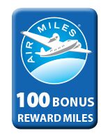 Get 100 Bonus Air Miles Tile Image